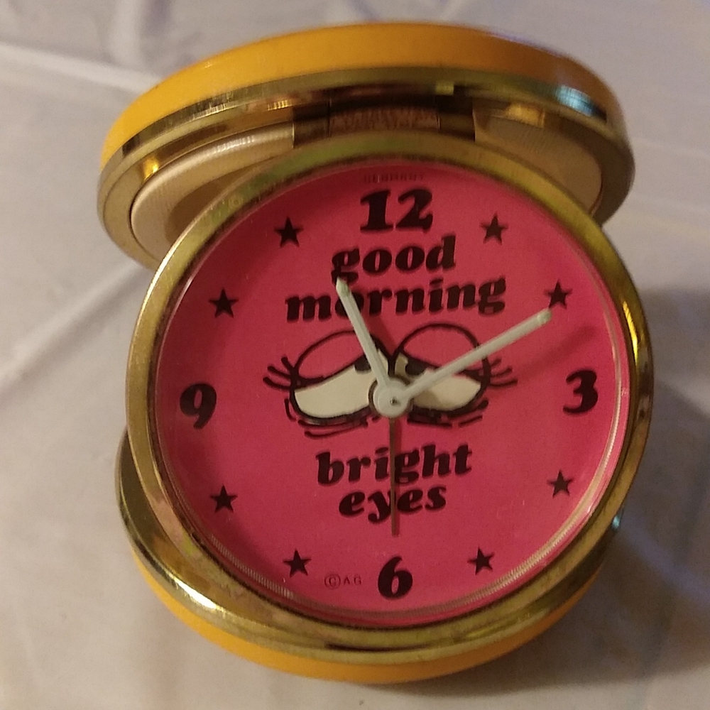 American Greetings Wind Up Alarm Clock - working